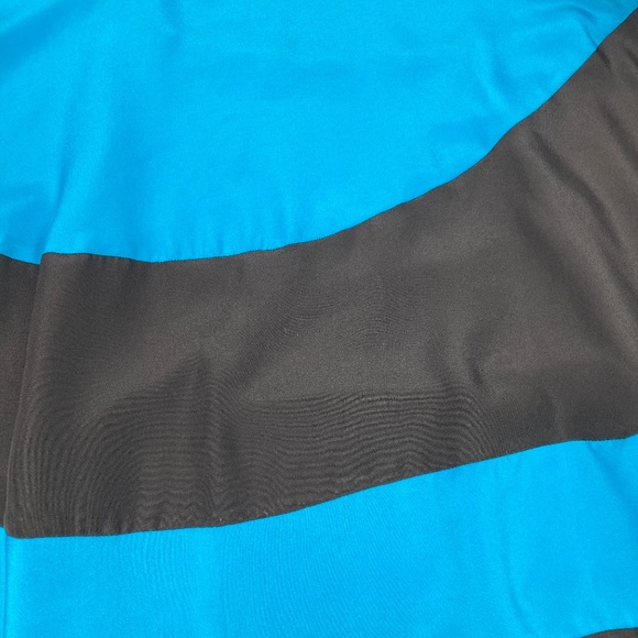 Derek Lam Design Nation Womens Asymmetrical Seam Skirt Size 8 Black Blue A Line - Picture 4 of 9